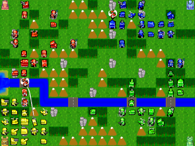 On-map combat