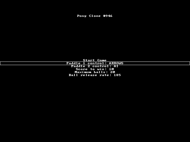 Title screen